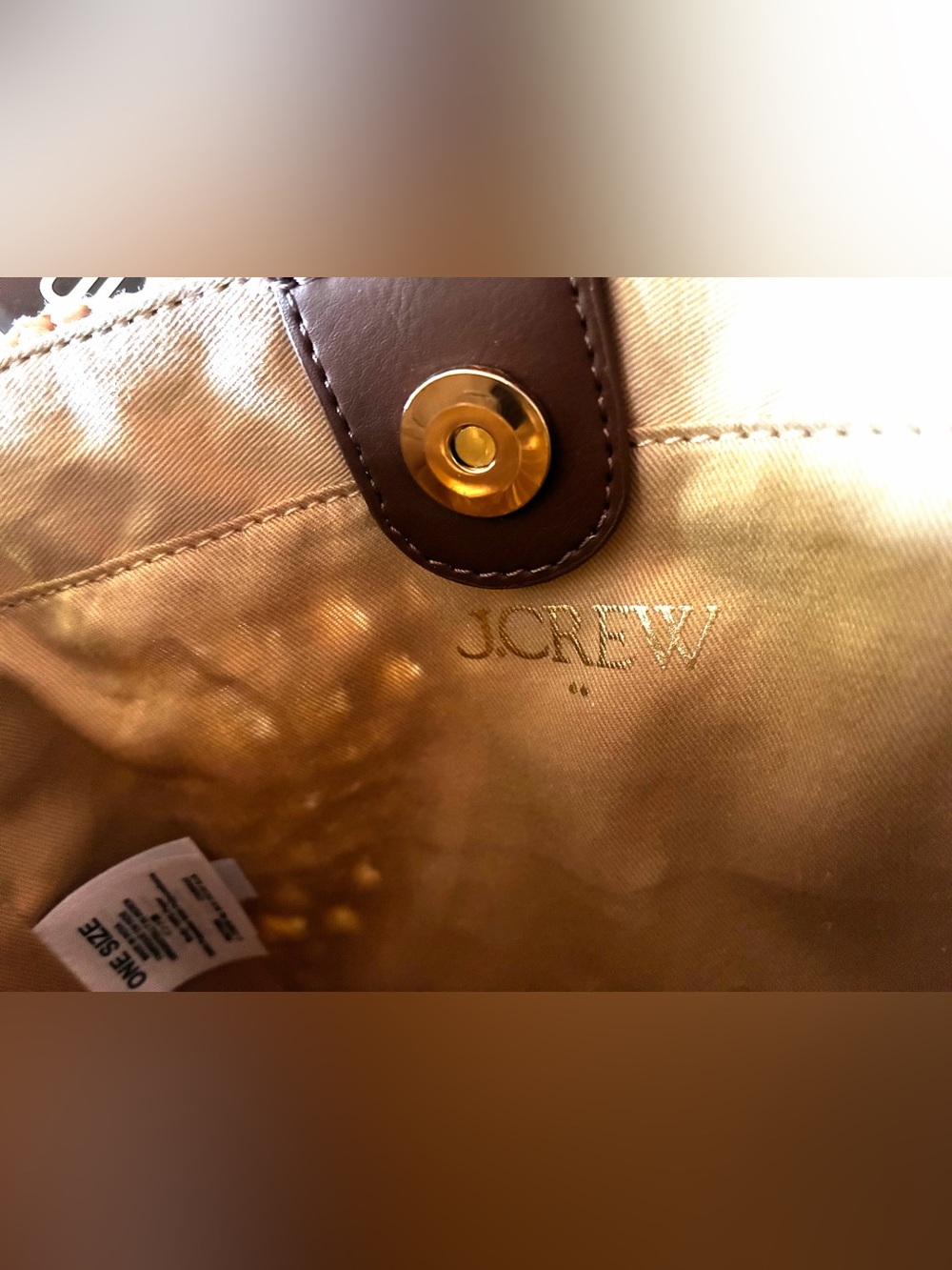 J.Crew Factory Popular Woven crossbody mini tote bag. NWT. - Picture 9 of 15
